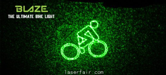 Blaze Laserlight自行车激光灯 夜间骑车更安全