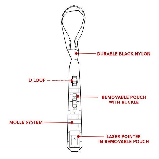 [组图]成功人士首选 军用级激光制导战术领带